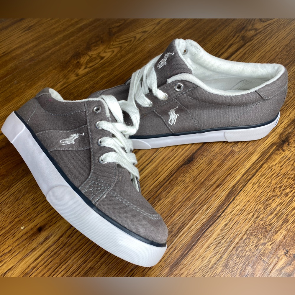 Kids' Polo by Ralph Lauren Dark Gray Sneakers